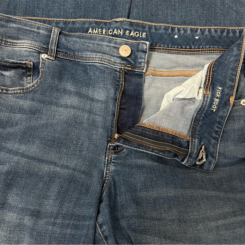 American Eagle plus size kick boot jeans size 20 - Picture 7 of 12